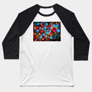 Floral Garden painting Baseball T-Shirt